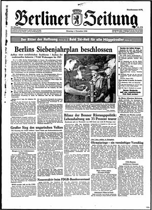 Berliner Zeitung Online-Archiv vom 01.12.1959