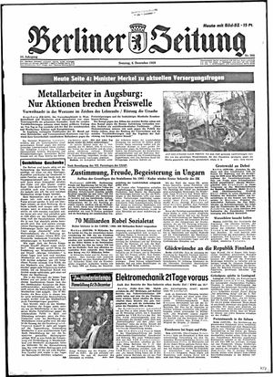 Berliner Zeitung Online-Archiv vom 06.12.1959
