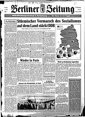 Berliner Zeitung Online-Archiv vom 01.04.1960