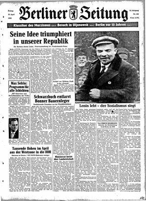 Berliner Zeitung Online-Archiv vom 22.04.1960