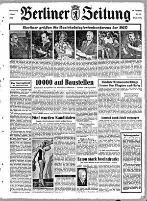 Berliner Zeitung Online-Archiv on Jun 9, 1960