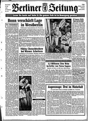 Berliner Zeitung Online-Archiv vom 02.07.1960