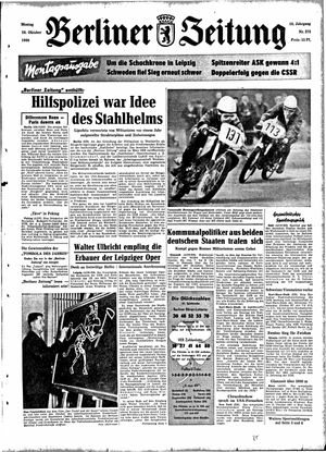 Berliner Zeitung Online-Archiv vom 10.10.1960