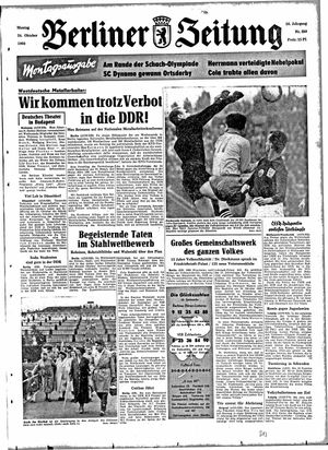 Berliner Zeitung Online-Archiv vom 24.10.1960