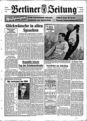 Berliner Zeitung Online-Archiv vom 14.11.1960