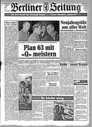 Berliner Zeitung Online-Archiv on Jan 3, 1963