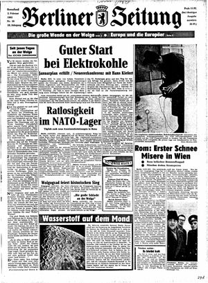 Berliner Zeitung Online-Archiv vom 02.02.1963