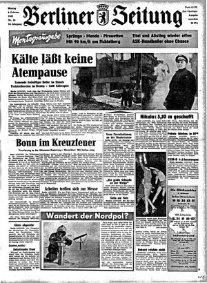 Berliner Zeitung Online-Archiv vom 04.02.1963