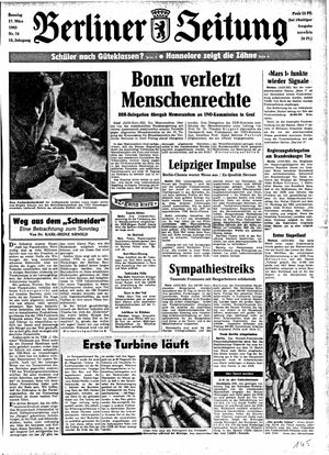 Berliner Zeitung Online-Archiv vom 17.03.1963