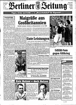 Berliner Zeitung Online-Archiv on Apr 27, 1963
