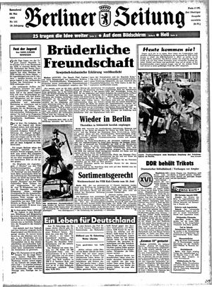 Berliner Zeitung Online-Archiv vom 25.05.1963
