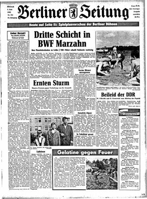 Berliner Zeitung Online-Archiv vom 05.06.1963
