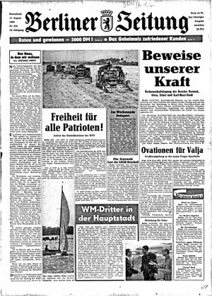 Berliner Zeitung Online-Archiv vom 17.08.1963