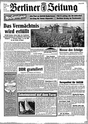 Berliner Zeitung Online-Archiv vom 09.09.1963