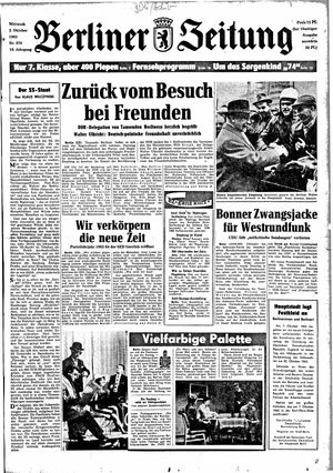 Berliner Zeitung Online-Archiv vom 02.10.1963