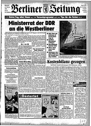 Berliner Zeitung Online-Archiv vom 19.02.1964