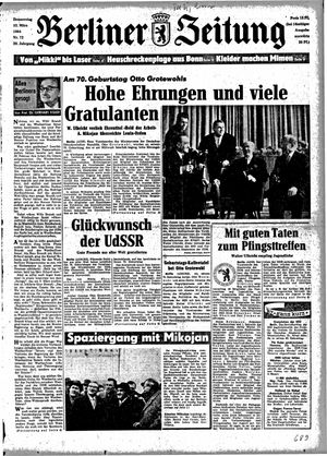 Berliner Zeitung Online-Archiv vom 12.03.1964