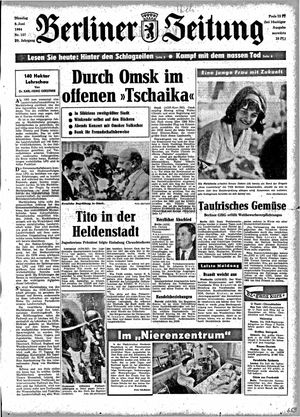 Berliner Zeitung Online-Archiv vom 09.06.1964