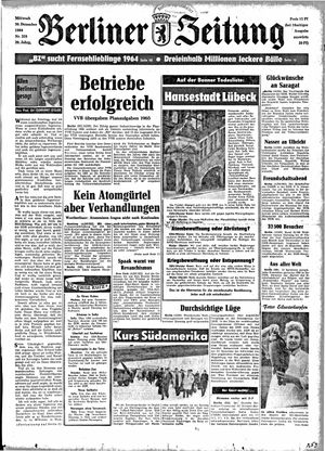 Berliner Zeitung Online-Archiv vom 30.12.1964
