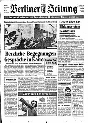 Berliner Zeitung Online-Archiv vom 26.02.1965