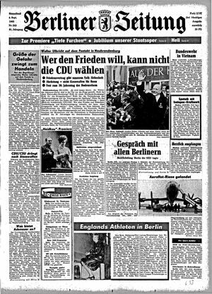 Berliner Zeitung Online-Archiv vom 04.09.1965