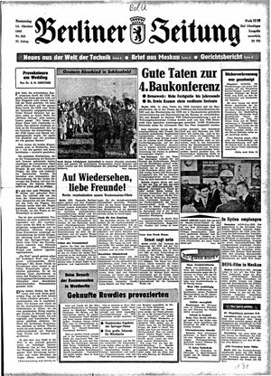 Berliner Zeitung Online-Archiv vom 14.10.1965