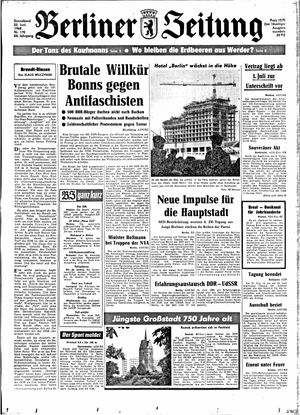 Berliner Zeitung Online-Archiv vom 22.06.1968