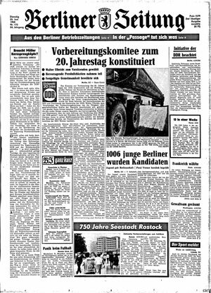 Berliner Zeitung Online-Archiv vom 25.06.1968