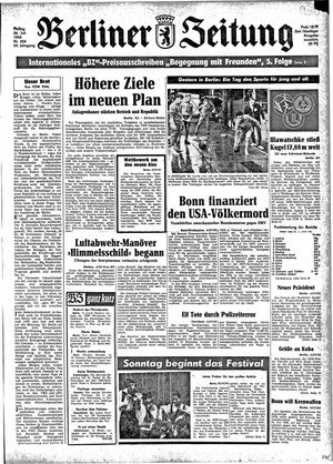 Berliner Zeitung Online-Archiv vom 26.07.1968