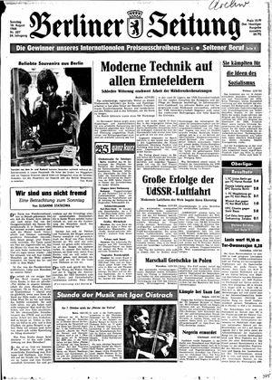 Berliner Zeitung Online-Archiv vom 18.08.1968