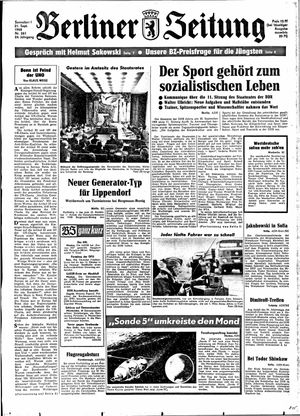 Berliner Zeitung Online-Archiv vom 21.09.1968