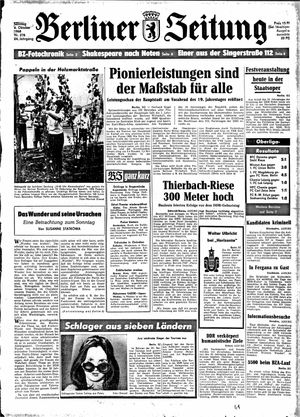 Berliner Zeitung Online-Archiv vom 06.10.1968