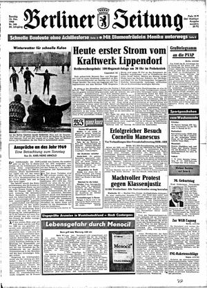 Berliner Zeitung Online-Archiv vom 15.12.1968