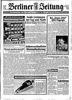 Berliner Zeitung Online-Archiv vom 28.12.1969