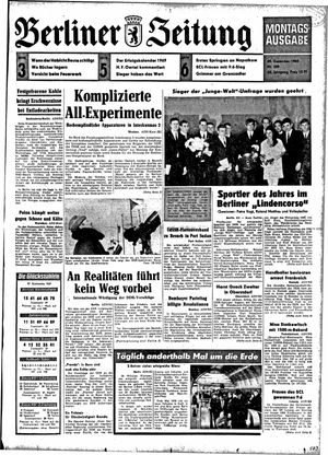 Berliner Zeitung Online-Archiv vom 29.12.1969