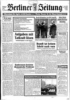 Berliner Zeitung Online-Archiv vom 17.01.1970