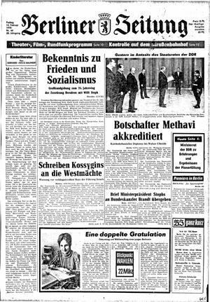 Berliner Zeitung Online-Archiv vom 13.02.1970
