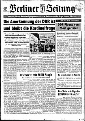 Berliner Zeitung Online-Archiv vom 22.05.1970