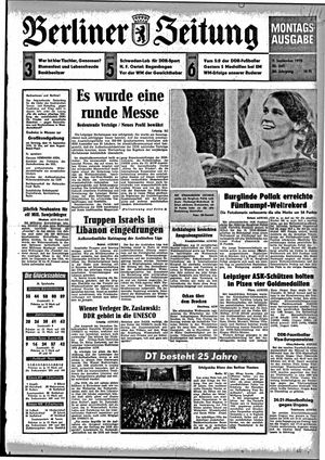 Berliner Zeitung Online-Archiv vom 07.09.1970