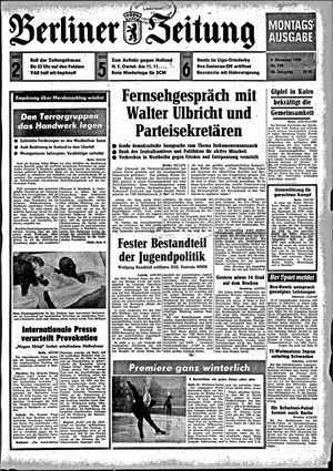 Berliner Zeitung Online-Archiv vom 09.11.1970