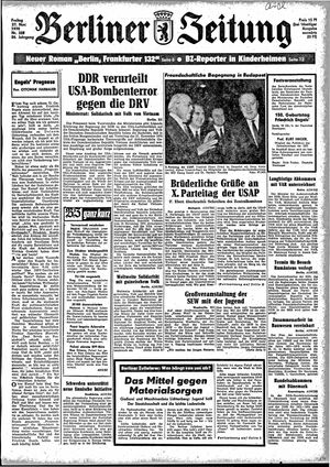 Berliner Zeitung Online-Archiv vom 27.11.1970