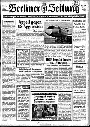 Berliner Zeitung Online-Archiv vom 01.12.1970