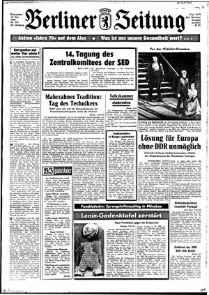 Berliner Zeitung Online-Archiv vom 10.12.1970