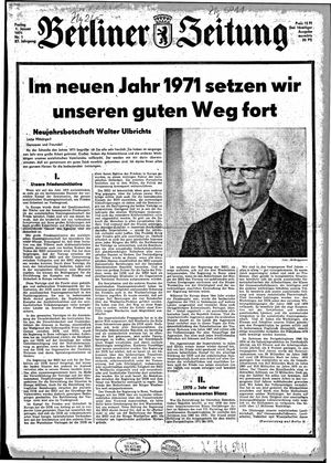 Berliner Zeitung Online-Archiv vom 01.01.1971