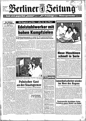 Berliner Zeitung Online-Archiv vom 09.01.1971
