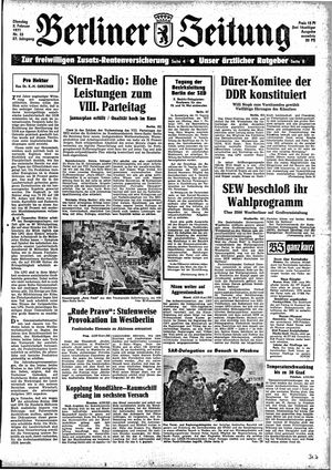Berliner Zeitung Online-Archiv vom 02.02.1971