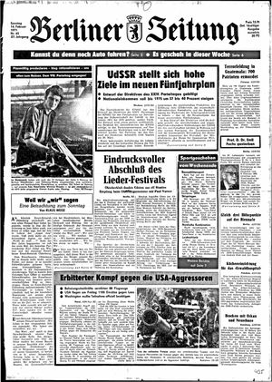 Berliner Zeitung Online-Archiv vom 14.02.1971