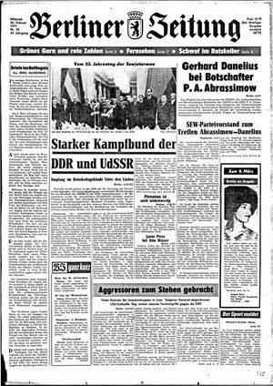 Berliner Zeitung Online-Archiv vom 24.02.1971