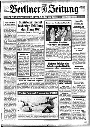 Berliner Zeitung Online-Archiv vom 25.02.1971
