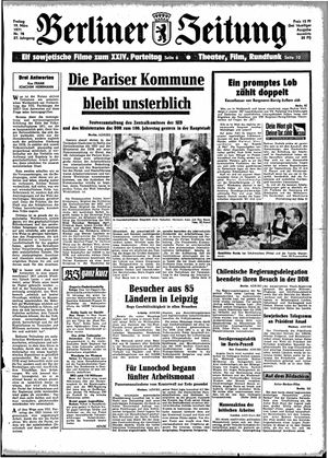 Berliner Zeitung Online-Archiv vom 19.03.1971